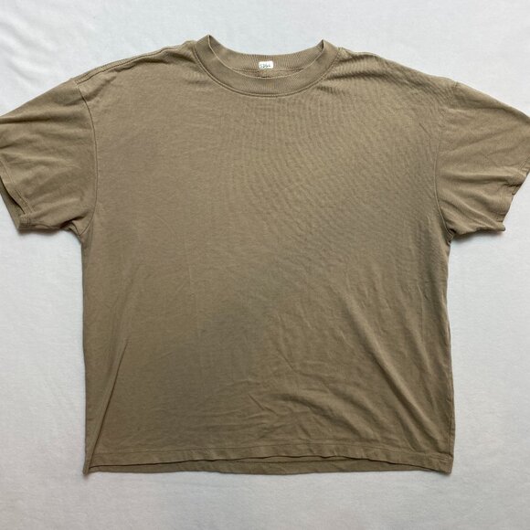 Essentials Fear of God T-Shirt Men's S Tan Camel Short Sleeve Crewneck - Picture 1 of 13